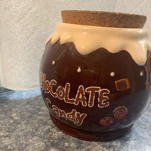 Ganz Ceramic Chocolate Jar. 5”x5”